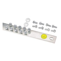 PANDUIT RGRB19Y Strip Kit,Copper,Grounding Bar L 19in 21WJ14
