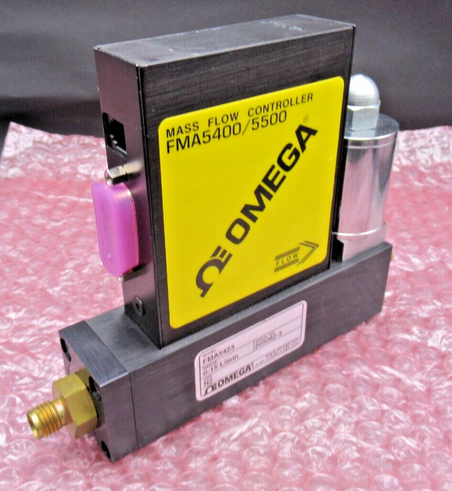 Omega FMA5423 Mass Flow Controller FMA5400/5500 Series, 0-15 L/Min *NEW*