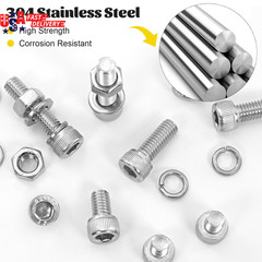 1260Pcs M2 Screw Assortment Kit, M2*4Mm/6Mm/8Mm/10Mm/12Mm/16Mm/20Mm 304 Stainles