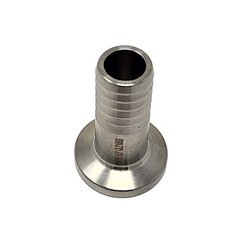 1/2 Inch Tri-Clamp x 1/2 Inch Hose Barb Adapter 316 Stainless Steel