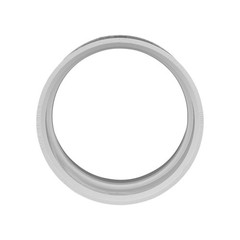 Charlotte Pipe PVC001001000 PVC Schedule 40 Coupling 2 x 2 Hub Dia. in. for DWV