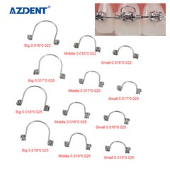 5000Pcs Dental Orthodontic Elastics Braces / Rectangular Anterior Tooth Torque