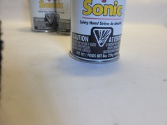 Falcons Super Sonic Safety Air Horn Charge Can Refill Govt Surplus Blaster noise