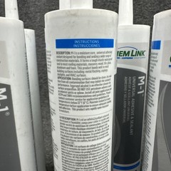11 Pack Chemlink M-1 Black Universal Structural Adhesive & Sealant Cartridge NEW