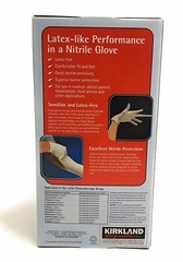 2 X 200 Kirkland Signature Disposable Nitrile Exam Gloves – 400 Count Small Size