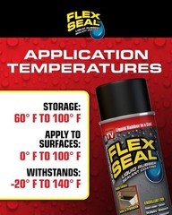 Flex Seal Mini 2-fl oz Black Aerosol spray Waterproof Rubberized Coating