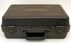 505 – PLATT LUGGAGE – BLOW MOLDED CASE – Exterior Dimensions (L x W x D): 15″ x