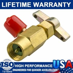 New A/C Brass Refrigerant Tank Adapter CAN TAP Dispensing Thread Valve 1/2″ ACME