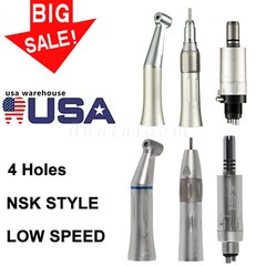 NSK Style Dental Slow Low Speed Handpiece 4 Hole Inner/External Spray WY4/YX4