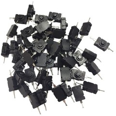 50/100/200x KAN-28 Flashlight Switch AC 250V 1.5A Self-Lock Push Button Switchs