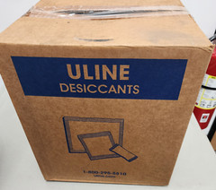 Uline Tyvek Bag Clay Desiccants – Unit Size 1⁄3, 5 Gallon Pail S-5164 700/pail