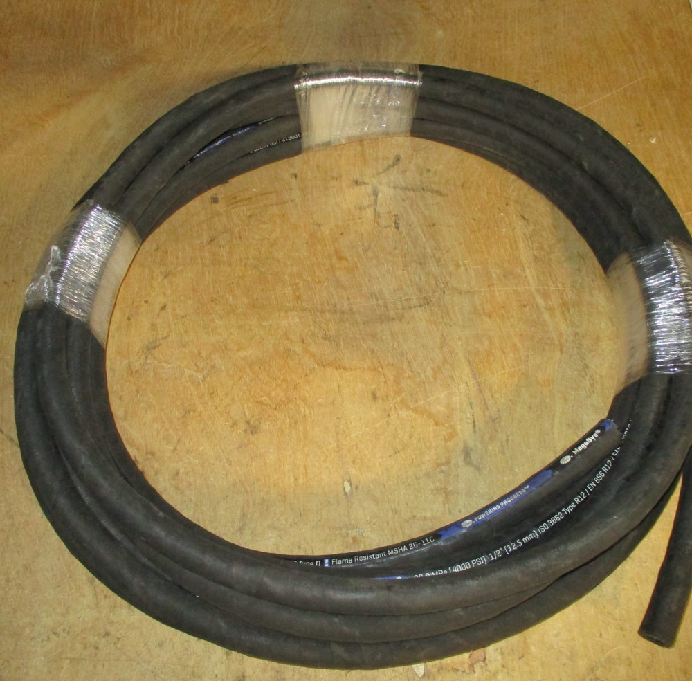 GATES HYDRAULIC HOSE 8EFG4K 1/2″ 40′ FEET FOUR WIRE HOSE SAE 100R12 4000 PSI