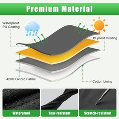 Waterproof Skid Steer Cover for Bobcat, Caterpillar, Kubota