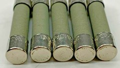 BUSS FUSES, MDA-6-1/4-R, 6.25 A, 250 VAC, TIME DELAY, LOT OF 5**