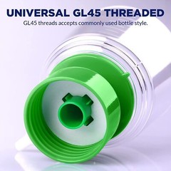 Disposable PES Filter Vacuum Units 0.22μm 500ml Bottle Top&Receiver Flask 4Pcs
