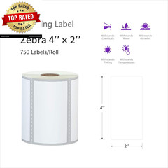 12 Rolls 4″ X 2″ Direct Thermal Labels for Barcodes Postage Address Shipping Lab