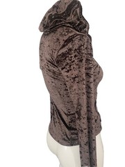 Lululemon Hooded Define Jacket Crushed Velvet French Press Brown Size 4