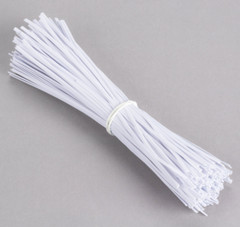1000 PACK 20 lb. 1.75 Mil Heavy Duty Plain Blue Plastic Ice Bags Twist Ties BULK