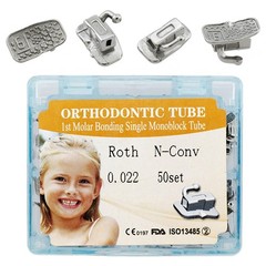 tubos de ortodoncia Orthodontic Buccal Tubes Roth MBT 022 1st 2nd Molar Tube