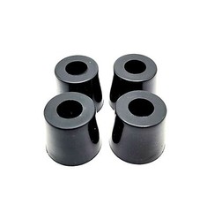 1″ Wide x 3/4″ Tall Rubber Feet Bumpers Vibration Mount Steel Washer 4-12 Packs
