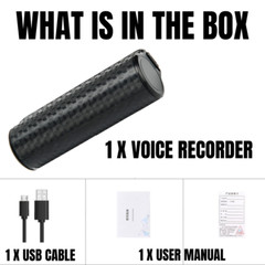 16GB 32GB Mini Digital Voice Activated Recorder Magnetic Audio Sound Dictaphone