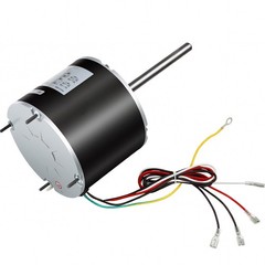 Uimoso Condenser Fan Motor with Capacitor 1/3HP 1075RPM 208-230V CW/CCW Rotation