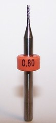 (10) – 0.80mm (.0315″) 4 FLUTE CARBIDE ENDMILLS NEW Kyocera Tycom 1800.0315.158