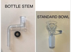 14mm Glass Downstem L-stem S-stem Bottle Stem Bong WaterPipe Bubbler Grommet DIY