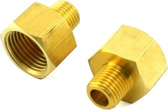 Brass Hose Pipe Fitting Reducer 1/4 Male To 1/2 Female Npt Adapter 80 Characters