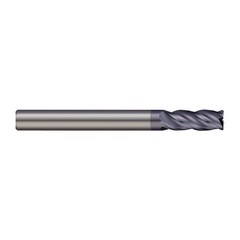 MICRO 100 VHSM-100-4X 10.00mm Size, 19.00mm LOC, 4 Flute, AlTiN Solid Carbide Fi