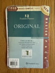 Vtg Franklin Covey Classic Size Master Pack New Management Tabs & Compass Cards