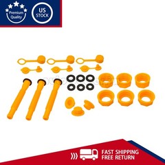 3x Replacement Spout Nozzle Vent Kit For Plastic Gas Cans Old Style Cap7 Gas Can