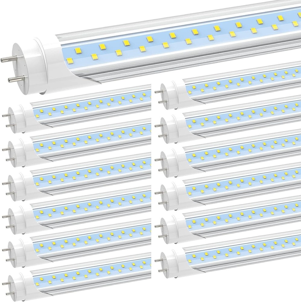 12-Pack JESLED T8 T10 T12 4FT LED Type B Light Bulb 24W 6000-6500K 3000LM 4 Foot