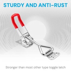 6 Pack Toggle Latch Clamp 4001 Quick Release 330Lbs with Screws