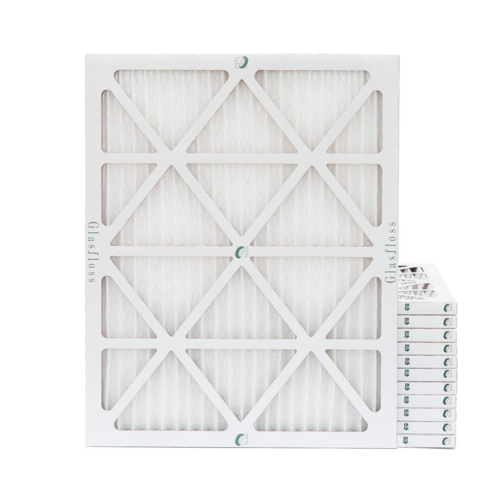 15x20x1 MERV 10 Pleated Air Filters. 12 PACK. Actual Size: 14-1/2 x 19-1/2 x 7/8
