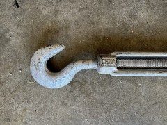 Box Of 10 Turnbuckle Drop Forged/HD Galvanized Steel Turnbuckle Hook/Hook 1/2×12