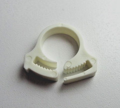 x5 SHC-32-GF ESSENTRA HEAVYDUTY WHITE Wire Cable Hose Reusable Clamp 17/32 19/32