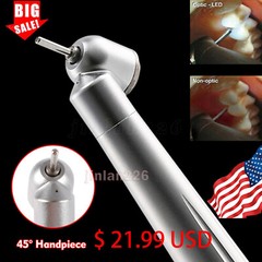 Yabangbang Dental 45 Degree Surgical High Speed Handpiece Push Button 4Hole WCA4