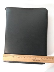 Day-Timer Black Zippered Planner Cover Organizer 8″x10.5″ 7 ring, NICE!