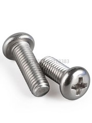 304 Stainless Steel Phillips Cross Pan Head Screws Bolt Inch 5/32，1/4，5/16，3/8，