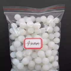 White Solid Silicone Ball Bouncing Bouncy Silica Gel Balls Diameter 2 mm – 70 mm