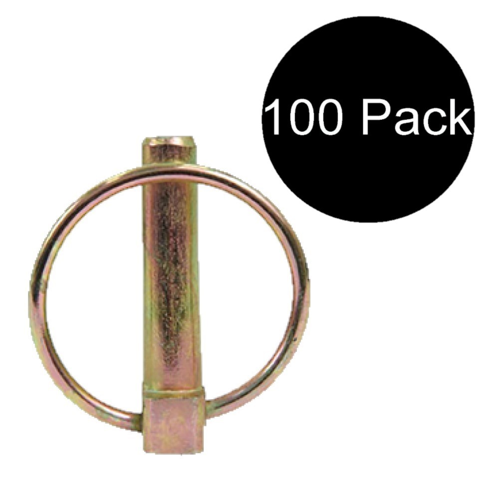 Qty 100: Lynch Pins (10 Packs of 10 Each) Fits Case Replaces A33509