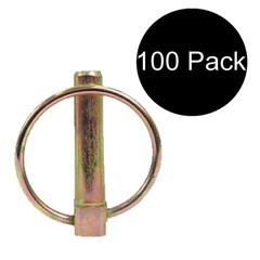 Qty 100: Lynch Pins (10 Packs of 10 Each) Fits Case Replaces A33509