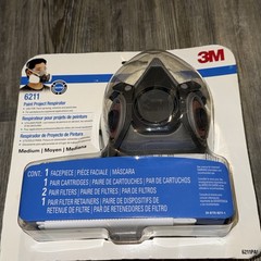 3M 6211P1 Dual Cartridge Paint Spray Respirator