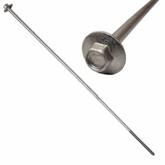 12″ – Galvanized Timber Tie – Hex Head Structural Screw – Great for Outdoor…