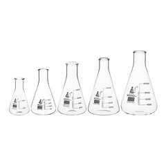 Premium Flask Set – 50, 100, 250, 500, 1000ml – Borosilicate Glass – Eisco Labs