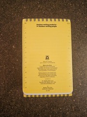 Pack of 12 – Rite In The Rain – 4×6 Yellow Waterproof Notepads – Branded “Bayer”