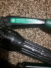 2 For Parts or Repair Greenlee 7804SB Quick Draw Hydraulic Punch Driver