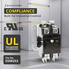 AC Contactor 40 Amp 50 RES 2 Pole 208/240VAC Coil – Definite Purpose UL Listed
