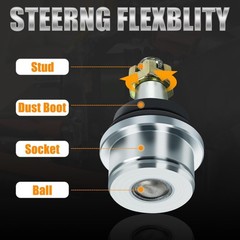 Front Upper & Lower Ball Joints Compatible with Honda Rancher 350 TRX350 (2000-2